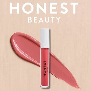 Honest Beauty Liquid Lipstick 'Happiness' 0.12 oz–Vegan, Hydrating, New & Sealed